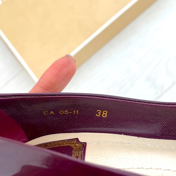 Dior Patent Open Toe Pumps w Platform - Picture 8 of 9